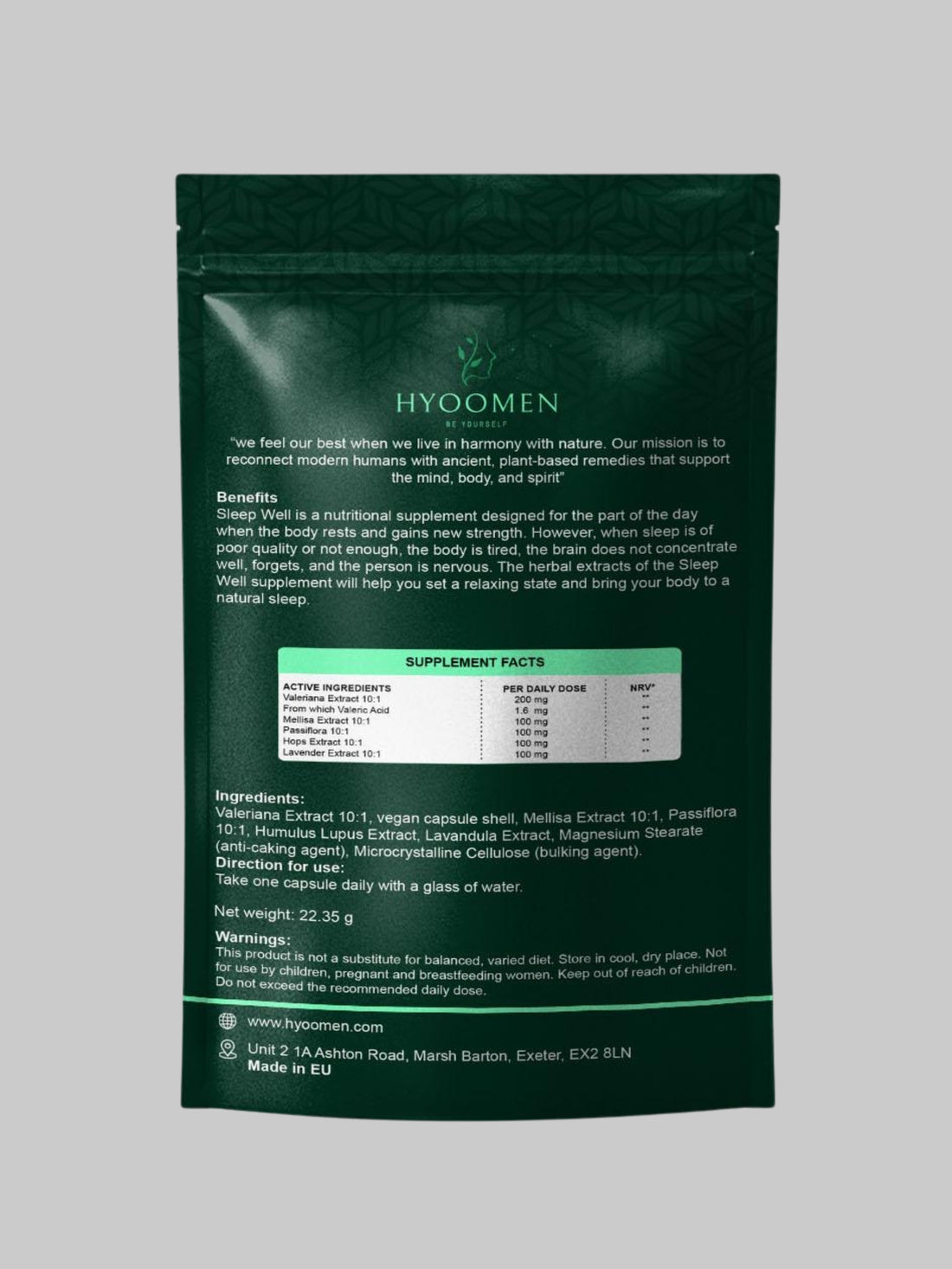 Sleep Well | Hyoomen