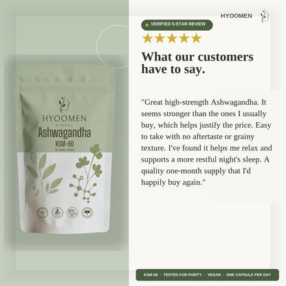 Ashwagandha KSM-66 — Calm, Balance & Stress Relief