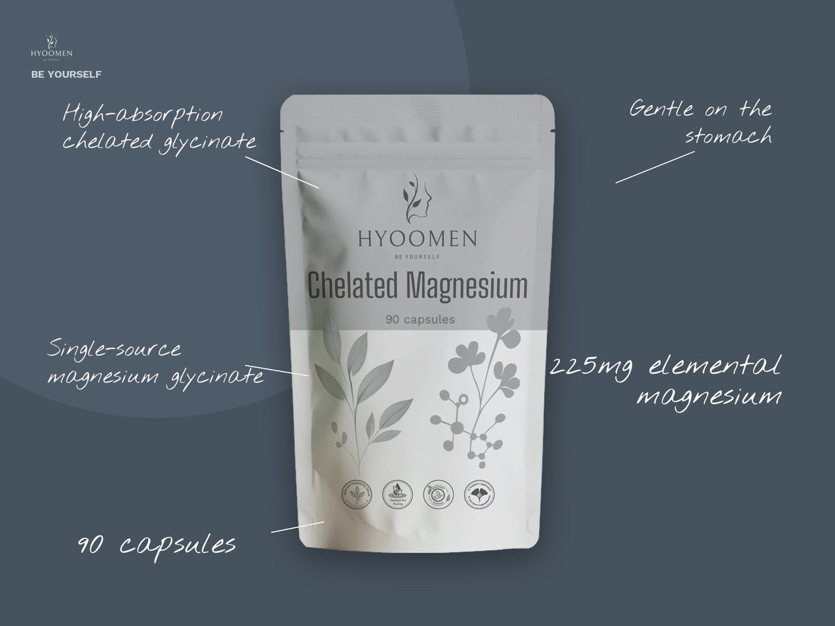 Hyoomen Chelated Magnesium product highlights