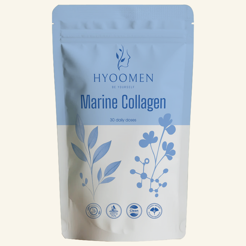 Hyoomen Marine Collagen Peptides full product pouch