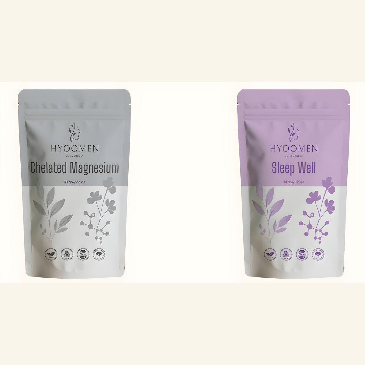 Hyoomen Sleep Recovery Duo full two-product image